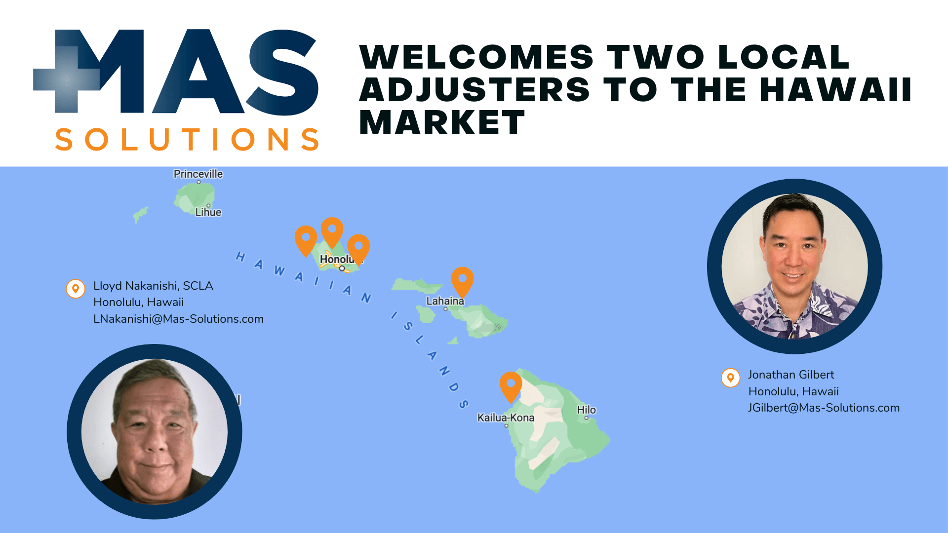 MAS Solutions Enhances Team and Market Reach with Key Adjuster Hires in Hawaii
