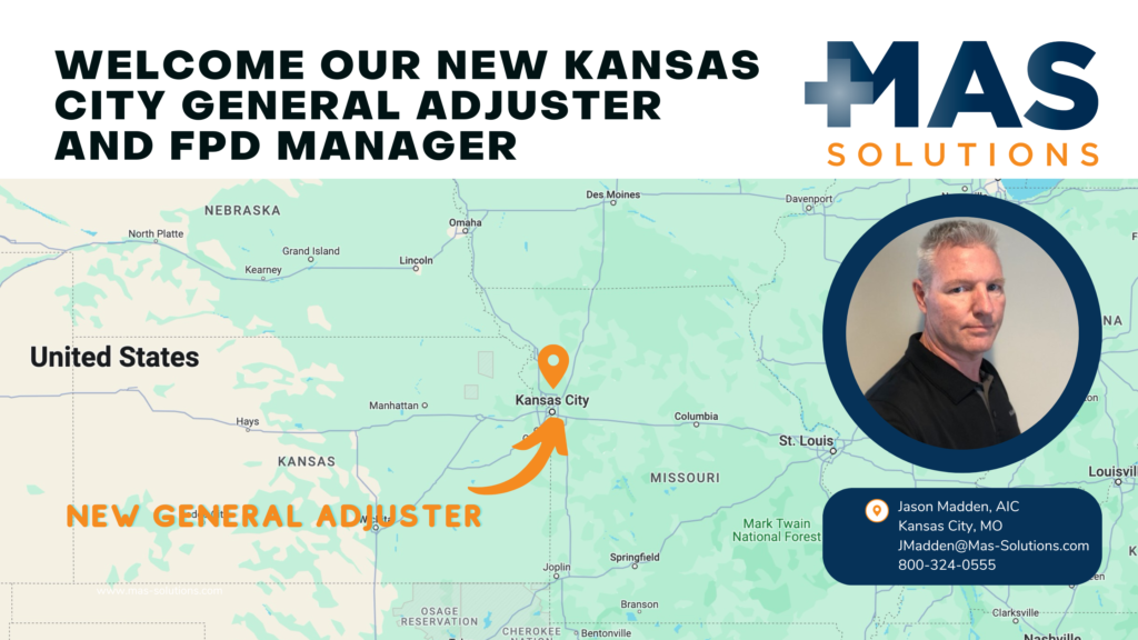 MAS Solutions, a leading independent adjusting company known for its comprehensive claims handling and appraisal services, proudly announces its territorial expansion to Kansas City.